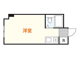 メゾン香川 ワンルームの間取図画像