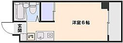 児玉ビル ワンルームの間取図画像