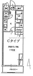 第25やたがいビル 1Kの間取図画像
