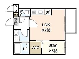 スマイルレジデンス廿日市本町 1LDKの間取図画像