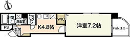 サンスクエア堺町 1Kの間取図画像