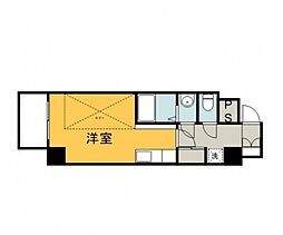ファミーリエ昭和町 ワンルームの間取図画像