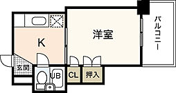 スタープラザ横川 1Kの間取図画像