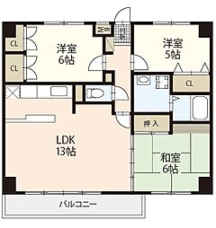 MK-パーク 3LDKの間取図画像