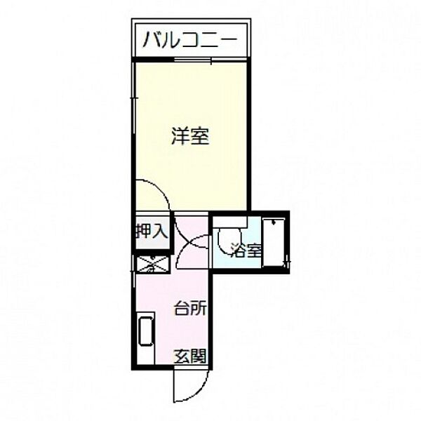 第1上田尾ビル ｜広島県広島市南区東雲2丁目(賃貸マンション1K・3階・20.00㎡)の写真 その2