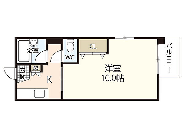 第5山縣ビル ｜広島県広島市中区東白島町(賃貸マンション1K・5階・26.00㎡)の写真 その2