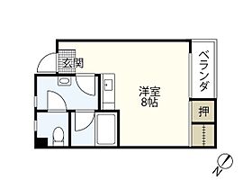 広島県広島市安佐南区緑井（賃貸アパート1R・2階・24.00㎡） その2