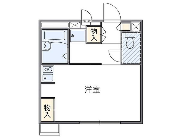 広島県広島市安佐南区相田6丁目(賃貸アパート1K・2階・20.70㎡)の写真 その2