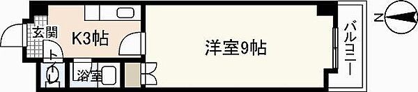 ＲＥＳＩＤＥＮＣＥ西宮 ｜広島県広島市安佐南区中筋4丁目(賃貸マンション1K・5階・26.37㎡)の写真 その2