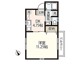 広島県広島市安佐南区長束2丁目（賃貸アパート1DK・2階・36.85㎡） その2