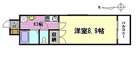 広島県広島市南区大州2丁目（賃貸マンション1K・3階・27.00㎡） その2