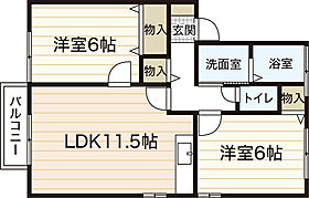 広島県広島市安佐南区大町東3丁目（賃貸アパート2LDK・1階・53.76㎡） その2