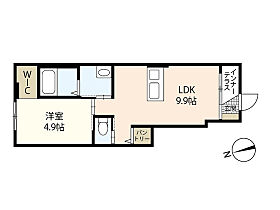 広島県広島市安佐南区大町東1丁目（賃貸アパート1LDK・1階・36.57㎡） その2