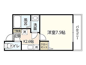 広島県広島市西区南観音3丁目（賃貸マンション1K・3階・24.00㎡） その2