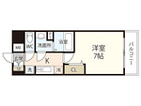 広島県広島市中区国泰寺町1丁目（賃貸マンション1K・4階・24.49㎡） その2