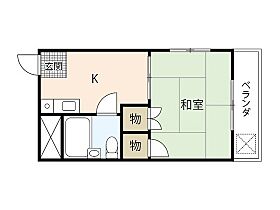 広島県廿日市市平良山手（賃貸マンション1K・3階・21.75㎡） その2