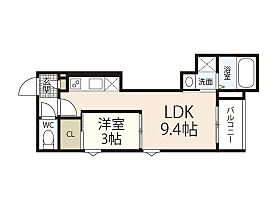 広島県広島市中区江波東1丁目（賃貸アパート1LDK・3階・30.98㎡） その1