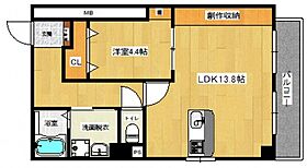 広島県広島市西区南観音1丁目（賃貸マンション1LDK・1階・46.20㎡） その2