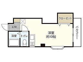 広島県広島市中区江波本町（賃貸マンション1R・2階・24.70㎡） その1