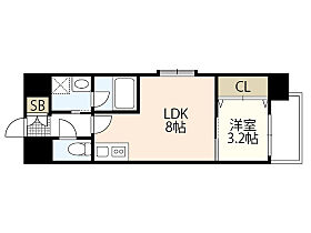 広島県広島市中区西白島町（賃貸マンション1LDK・9階・29.98㎡） その2