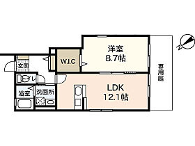 Ｂｒａｎｃｏｕｒｔ　Ｆ棟  ｜ 広島県広島市安佐南区川内4丁目（賃貸アパート1LDK・1階・48.20㎡） その2