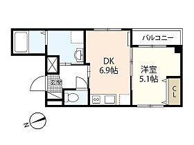 広島県広島市安佐南区祇園7丁目（賃貸アパート1DK・1階・34.00㎡） その2