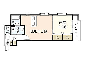 広島県広島市中区竹屋町（賃貸マンション1LDK・10階・46.89㎡） その2