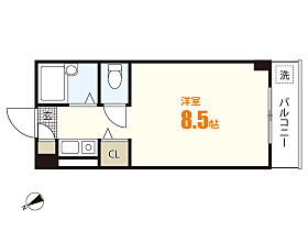 広島県広島市安佐南区長束西2丁目（賃貸マンション1R・3階・20.00㎡） その2