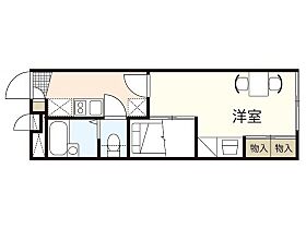 広島県廿日市市住吉2丁目（賃貸アパート1K・1階・22.35㎡） その2