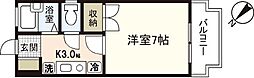 アーバン田部2 1Kの間取図画像