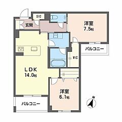 物件の間取り