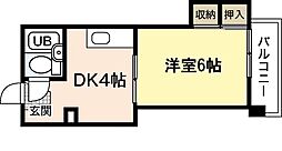 第8佐野ビル 1Kの間取図画像