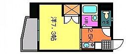 フジビル 1Kの間取図画像