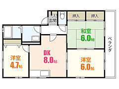 物件の間取り