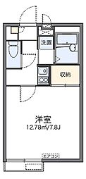 レオパレスシーフロント椿 1Kの間取図画像