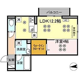 Casa Pino 1LDKの間取図画像