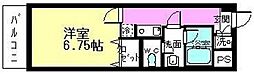 スターライト北斗ビル 1Kの間取図画像