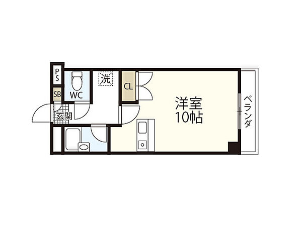 西本ビルII ｜広島県広島市安佐南区上安2丁目(賃貸マンション1R・2階・27.38㎡)の写真 その2