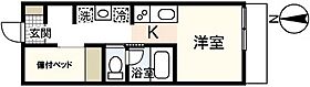 リバーノース中筋  ｜ 広島県広島市安佐南区東野3丁目（賃貸アパート1R・2階・21.28㎡） その2