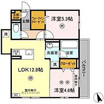 D-ROOMぎおん  ｜ 広島県広島市安佐南区祇園5丁目（賃貸アパート2LDK・2階・54.91㎡） その2