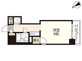 広島県広島市西区三篠町1丁目（賃貸マンション1K・5階・18.65㎡） その2