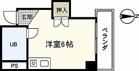 広島県広島市中区本川町2丁目（賃貸マンション1R・3階・14.58㎡） その2