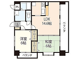 キャトル　セゾン  ｜ 広島県広島市安佐南区大町東2丁目（賃貸マンション2LDK・5階・58.80㎡） その2