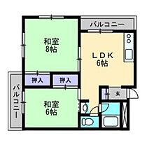 広島県広島市東区牛田新町3丁目（賃貸マンション2LDK・4階・52.20㎡） その2