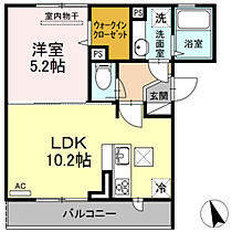 クレールA  ｜ 広島県広島市西区観音新町1丁目（賃貸アパート1LDK・1階・37.81㎡） その2