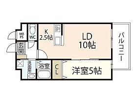 広島県広島市中区住吉町（賃貸マンション1LDK・11階・41.08㎡） その2