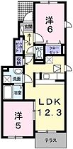 広島県広島市東区戸坂大上3丁目（賃貸アパート2LDK・1階・51.90㎡） その2