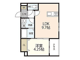 広島県廿日市市可愛（賃貸アパート1LDK・2階・33.63㎡） その2