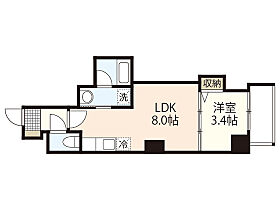 広島県広島市中区住吉町（賃貸マンション1LDK・5階・27.89㎡） その2