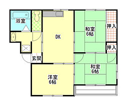 ドリヴァンベール東雲 3階3DKの間取り